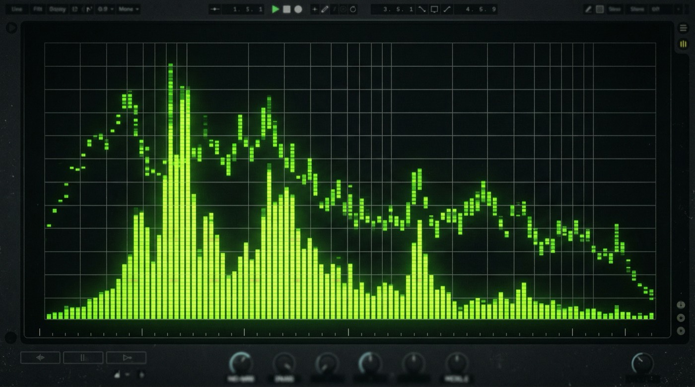 Spectrum analyzer visualization